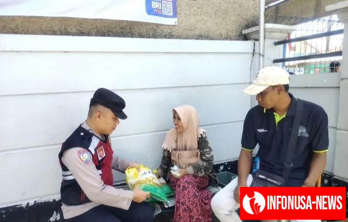 Tak Hentinya Polsek Banyusari Polres Karawang Sediakan Beras SPHP (Stabilitas Pasokan Dan Harga Pangan) Murah Untuk Masyarakat
