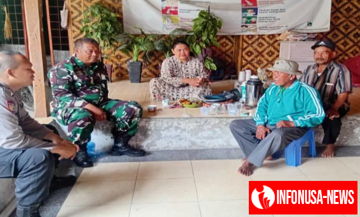 Sinergitas TNI, POLRI Terlihat Saat Babinsa Dan Bhabinkamtibmas Melakukan Sambang Warga Desa Binaan