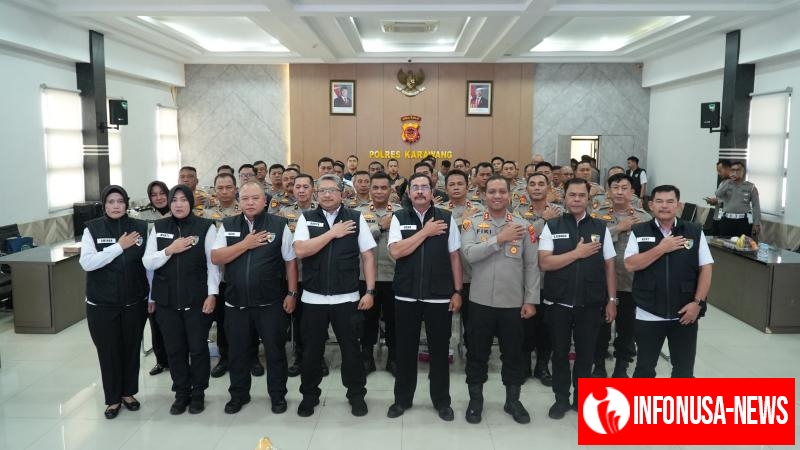 Polres Karawang Ikuti Audit Kinerja Itwasda Polda Jabar Tahap II TA 2025