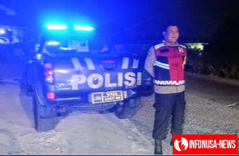 Patroli Polsek Telagasari Susuri Wilayah Perbatasan dan Pastikan Lingkungan Bebas Gukamtibmas