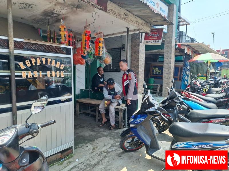 Personil Polsek Tegalwaru Giat Jumat Curhat Sambang Warga di Kampung Loji Kulon Desa Cintalaksana