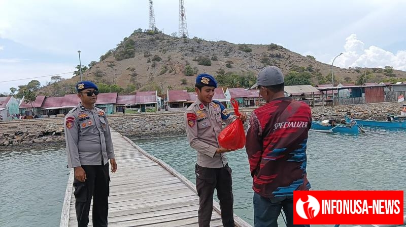 Ditpolairud Polda NTB Salurkan Bansos ke Pulau Lombok dan Sumbawa