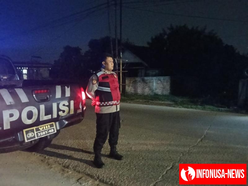 Pastikan Wilayah Rawan Kondusif, Polsek Telagasari Gencar Lakukan Patroli