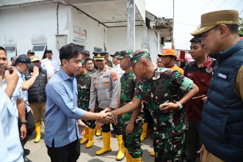 Wapres Gibran Tinjau Lokasi Banjir Karawang, Polres Karawang Pastikan Pengamanan Maksimal