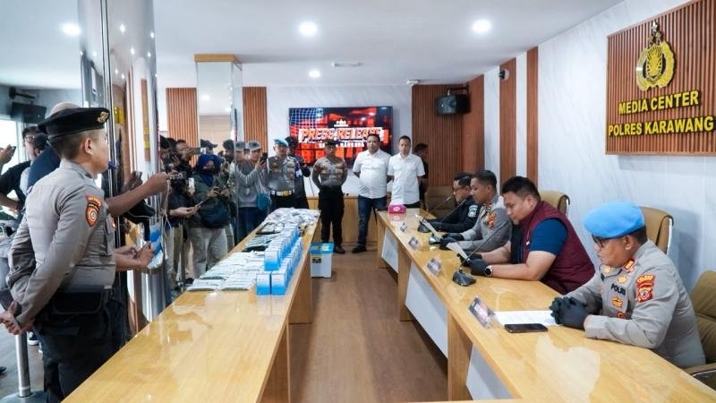32 Tersangka Narkoba Diringkus Polres Karawang Selama Juni-Juli 2026