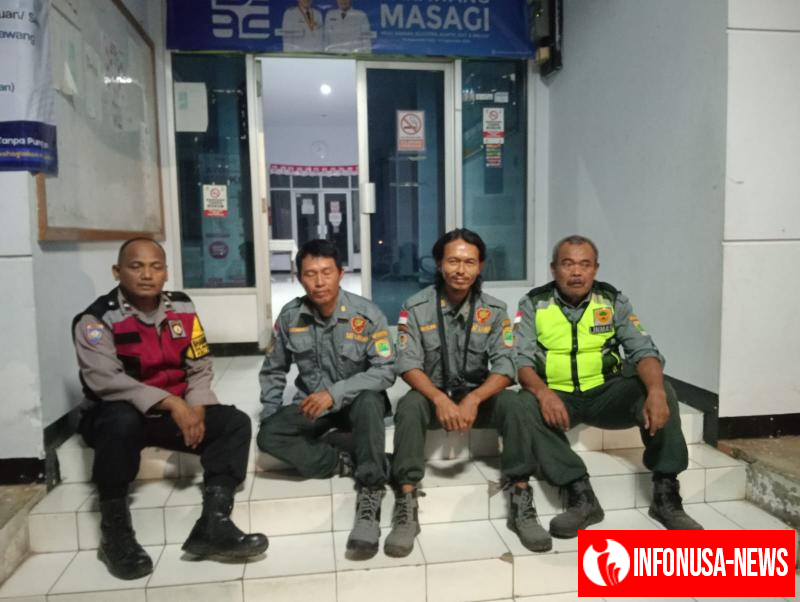 Bhabinkamtibmas Polsek Telagasari Aktifkan Siskamling Antisipasi Gukamtibmas Malam