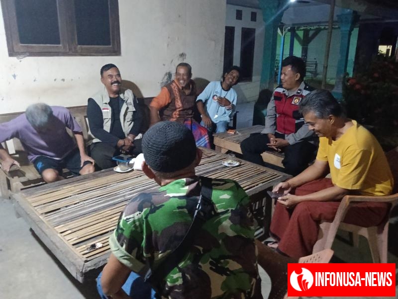 Upaya Pak Bhabinkamtibmas Polsek Telagasari Sampaikan Himbauan Kamtibmas Kepada Masyarakat Binaan