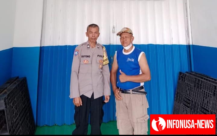 Bhabinkamtibmas Polsek Klari Ingatkan Warga Bahaya Banjir di Musim Hujan