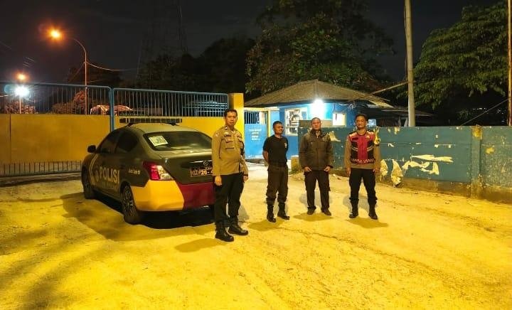 Patroli KRYD Malam, Polsek Klari Imbau Kamtibmas kepada Security PT. MJR
