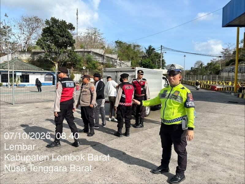 Jelang MotoGP Mandalika, Polisi Cek Arus Penumpang dan Logistik di Pelabuhan Lembar