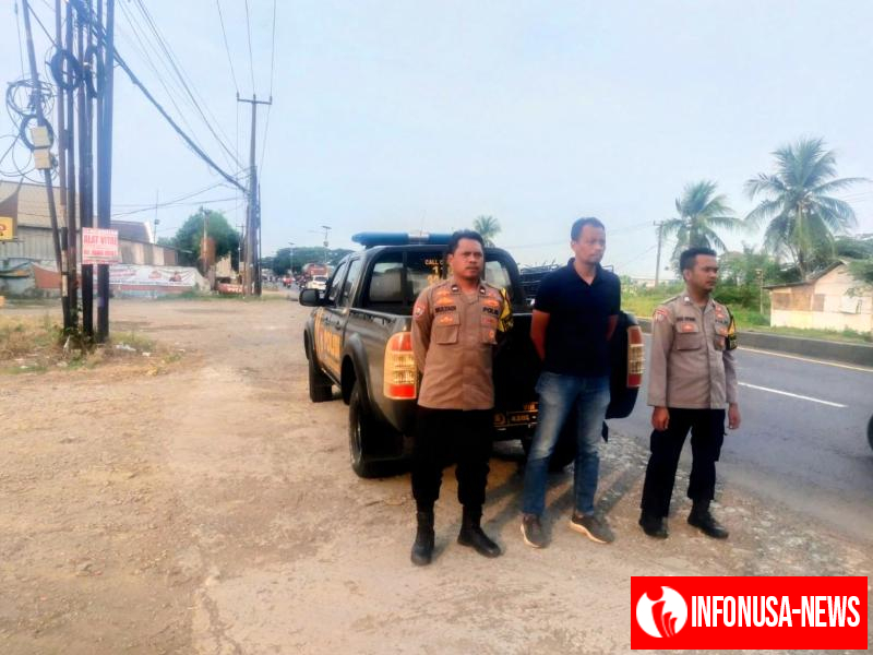 Demi Kenyamanan Warga Polsek Kotabaru Gelar Patroli Sore di Jalur Rawan