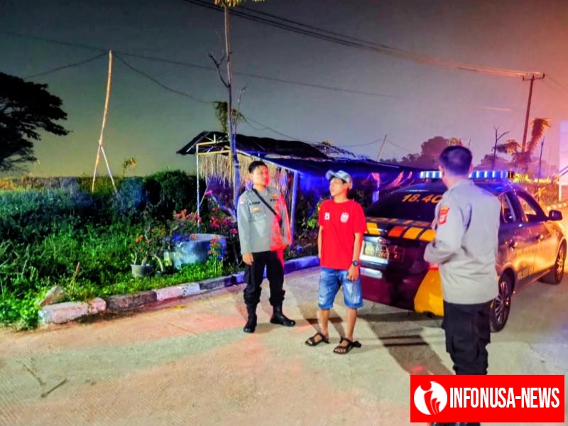 Antisipasi Gukantibmas Dinihari, Patroli Polsek Cikampek Sasar Jalur Pewarengan dan Perumahan