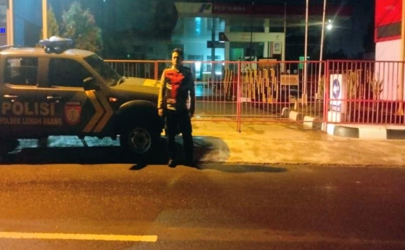 Personel Polsek Lemahabang Getol Laksanakan Patroli Prekat Malam Di Obyek Vital