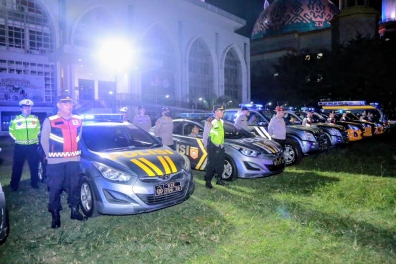 Kapolda NTB Pimpin Patroli Rinjani Presisi, Sisir Lokasi Rawan Kejahatan di Seluruh Wilayah