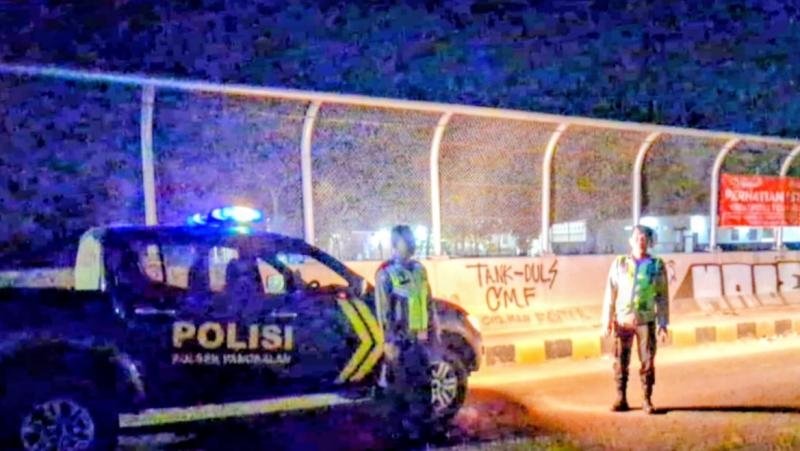 Monitoring Situasi Kamtibmas, Polsek Pangkalan Rutin Laksanakan Eskalasi Patroli Wilayah ke Lokasi Proyek Tol Japek 2