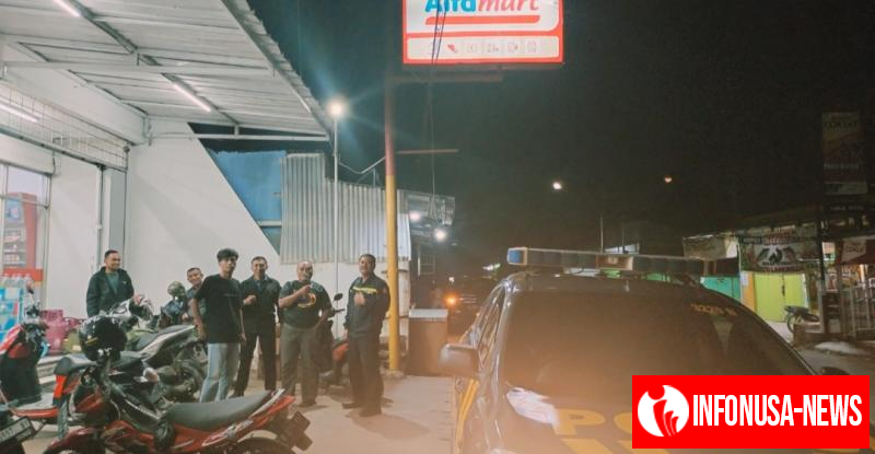Polres Karawang, Polisi Tingkatkan Pengawasan di Lokasi Minimarket
