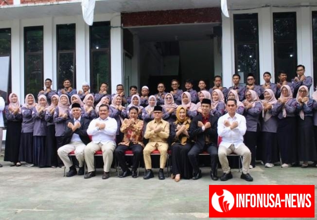 Menteri P2MI Mukhtarudin Ajak Lulusan SMK Pasim Plus Kota Sukabumi Berkarir ke Luar Negeri