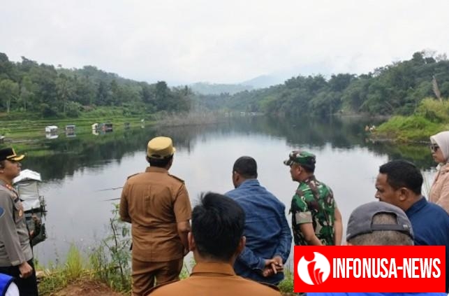 Bupati Sumedang Dony Ahmad Munir Bersama Jajaran Forkopimda Pantau Langsung Bendung Cihamerang