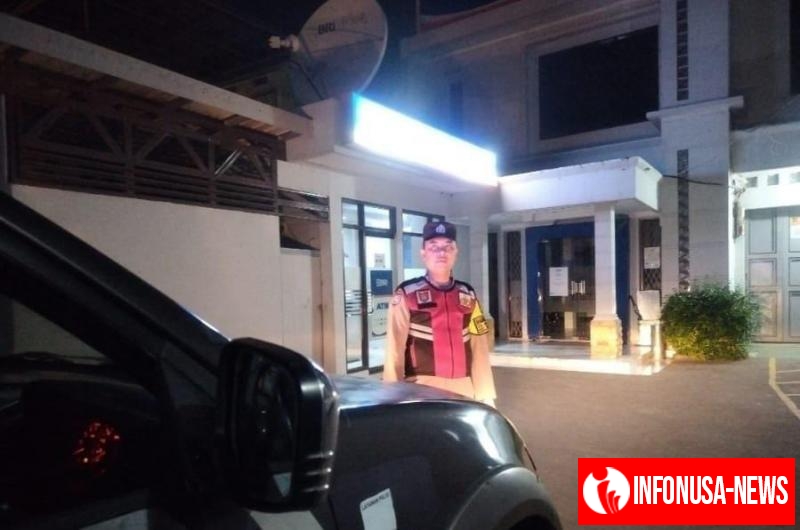 Ciptakan Kondusifitas Wilayah Aman, Anggota Polsek Banyusari Kunjungi Bank BRI Gempol Patroli Prekat di Malam Hari