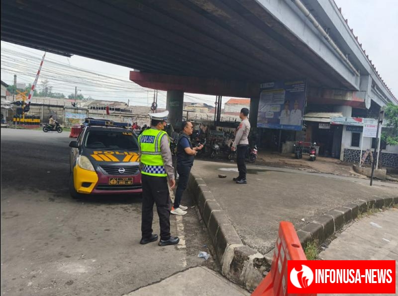 Personil Polsek Cikampek Pantau Perkembangan Tanaman Jagung di Lahan ExTimor