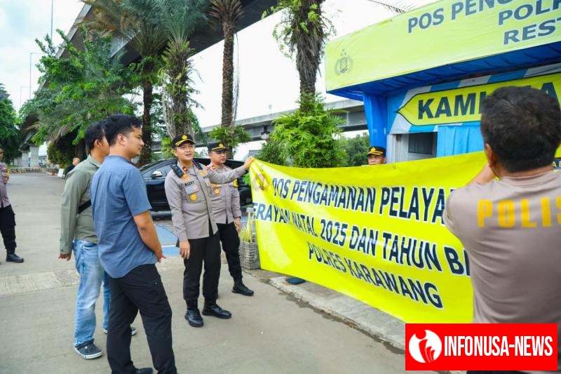Polres Karawang Fokus Amankan Jalur Tol, Arteri, dan Tempat Wisata Selama Nataru