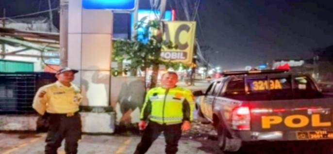 Polsek Klari Perkuat Pengamanan Malam di Bank BRI Desa Pancawati