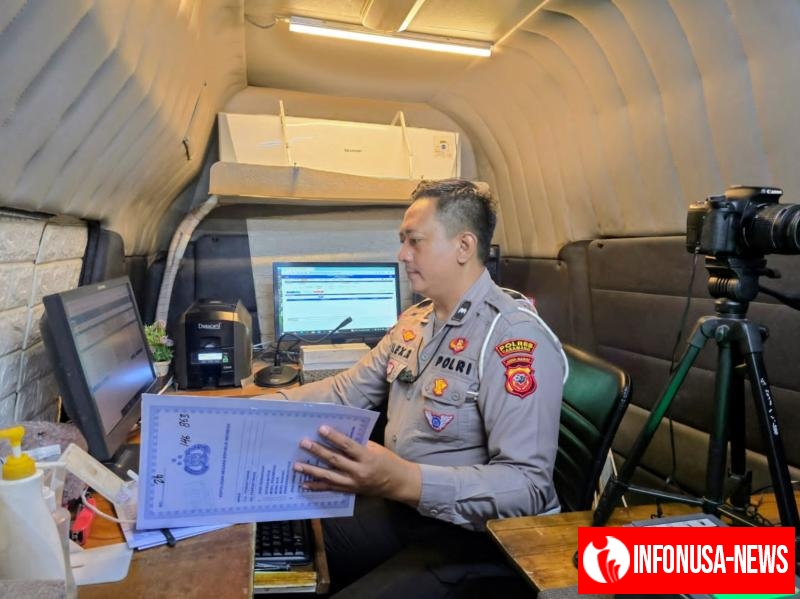 Satlantas Polres Karawang Gelar Pelayanan SIM Keliling untuk Masyarakat