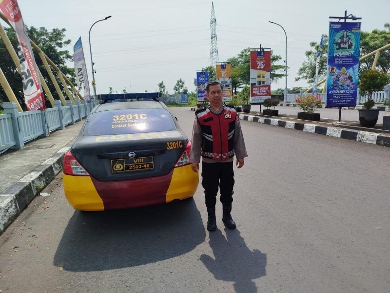 Polisi Gencar Patroli Cegah Gangguan Kamtibmas di Wilayah Hukum Polsek Karawang