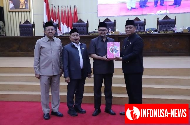 Penyampaian Nota Penjelasan Bupati Bekasi Terhadap Rancangan Perda Tentang APBD Tahun 2026 pada Rapat Paripurna DPRD
