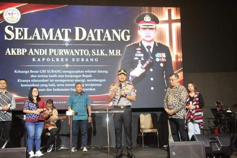 SADAYA JAGA, KAPOLRES SUBANG HADIRKAN KEDAMAIAN DAN PERKUAT TOLERANSI ANTARUMAT BERAGAMA