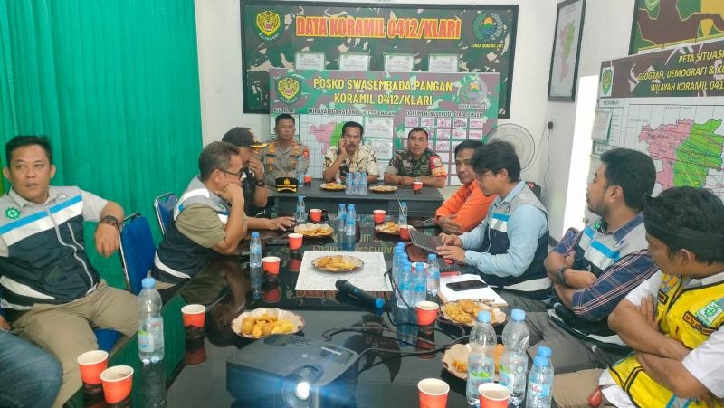 Kapolsek Klari Hadiri Rapat koordinasi penanganan Banjir, PJT 2 Akan Segera Melakukan Penataan