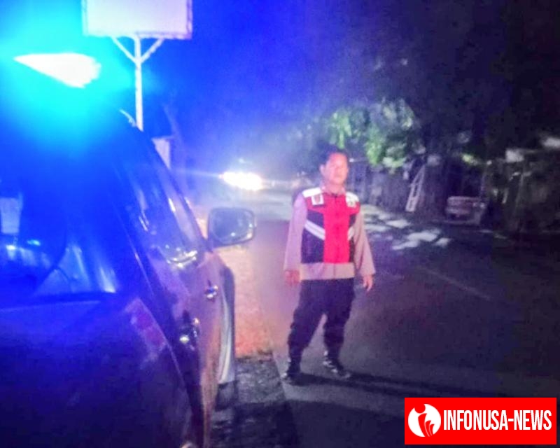 Polsek Telagasari Laksanakan Patroli Malam di Wilayah Rawan Guna Cegah Gangguan Kamtibmas