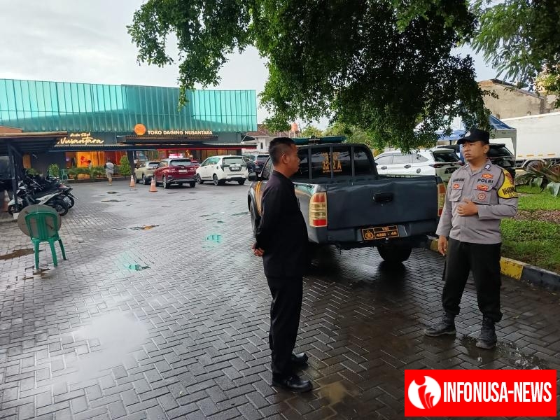 Cegah Guantibmas Patroli Rutin Polsek Kotabaru Sambangi Supermarket