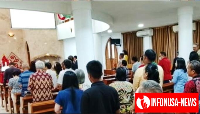 Kapolsek Rengasdengklok Pimpin Pelayanan Pengamanan Ibadah di Gereja Kristen Indonesia Rengasdengklok
