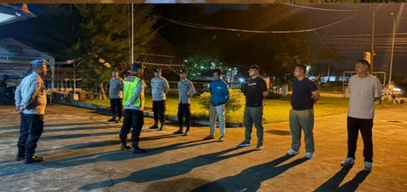 Polsek Rengasdengklok Laksanakan Apel KRYD, Guna Mencegah Tindak Kriminalitas