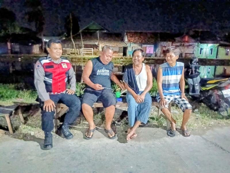 Sambangi Warga Binaan, Bhabinkamtibmas Polsek Telagasari Sampaikan Himbauan Kamtibmas