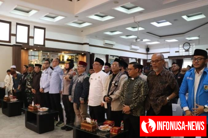 Perkuat Kerukunan Antar Umat Beragama, Pemkot Sukabumi Menggelar Acara Doa Bersama Lintas Agama dan Deklarasi Damai