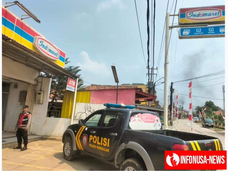 Polisi Gelar Patroli Prekat ke Area Minimarket, Guna Cegah Tindak Kejahatan