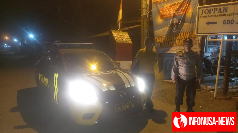 Upaya Cegah Gangguan Kamtibmas Dimalam Hari Polsek Purwasari Polres Karawang Tingkatkan Kegiatan Patroli