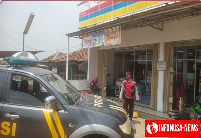 Polisi Lakukan Patroli ke Minimarket Guna Cegah dari Gangguan Kamtibmas