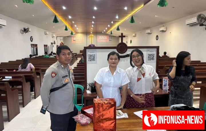 Polsek Klari Amankan Perayaan Natal Bertempat di Koperasi Surya Jaya