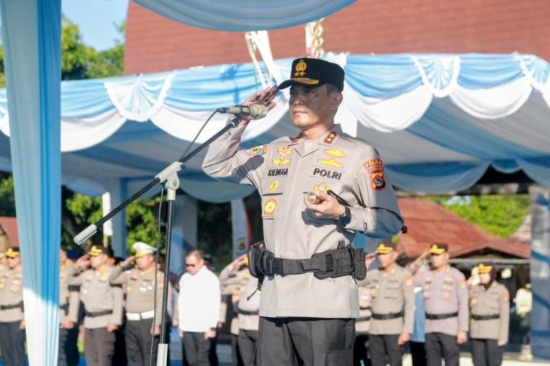 Pimpin Apel Perdana, Kapolda NTB: Kalau Belum Bisa Berprestasi, Jangan Mendatangkan Masalah