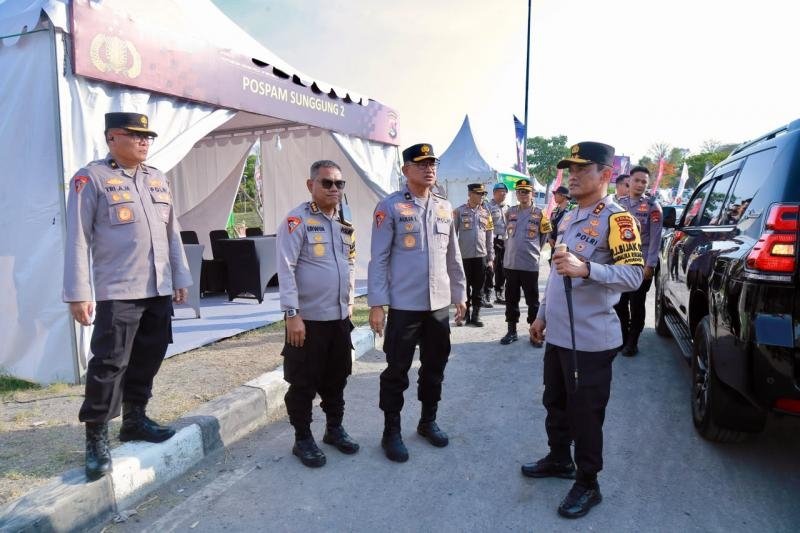 Kapolda NTB Turun Langsung Simulasikan Arus Penonton MotoGP Mandalika