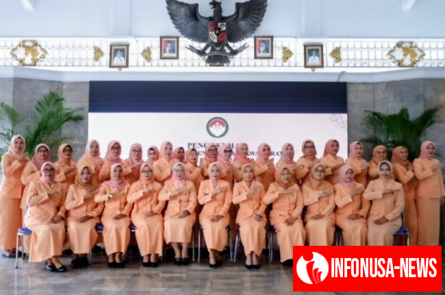 Pengurus Darma Wanita Persatuan (DWP) Kabupaten Kuningan Masa Bakti 2024-2029 Resmi Dikukuhkan