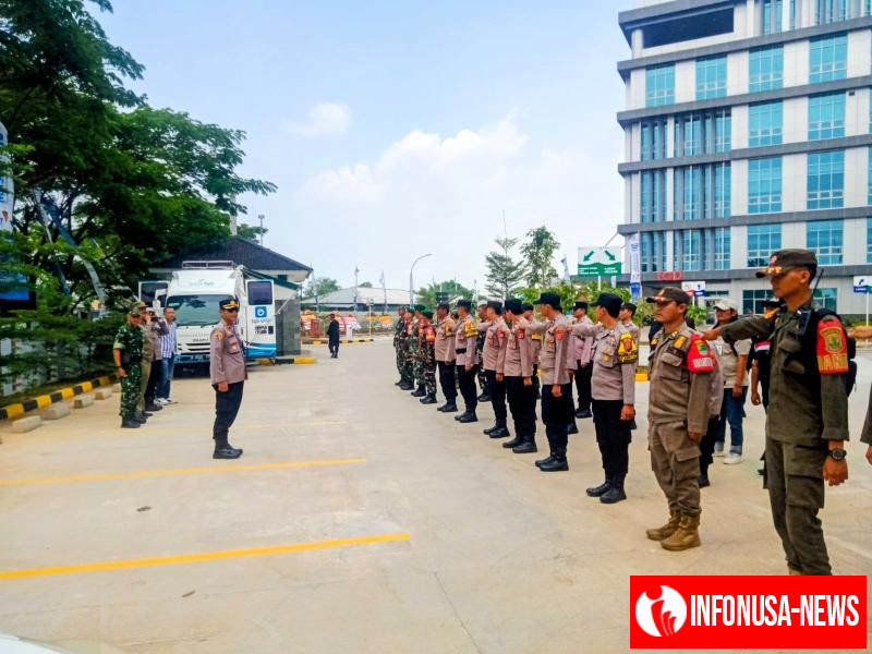 Kapolsek Rengasdengklok, Pimpin kegiatan pengamanan Soft Opening Gedung RSUD Rengasdengklok Kab.Karawang