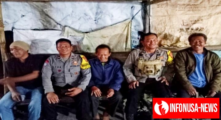 Jaga Kedekatan, Bhabinkamtibmas Laksanakan Giat Ngawangkong dengan Masyarakat Wilayah Binaan
