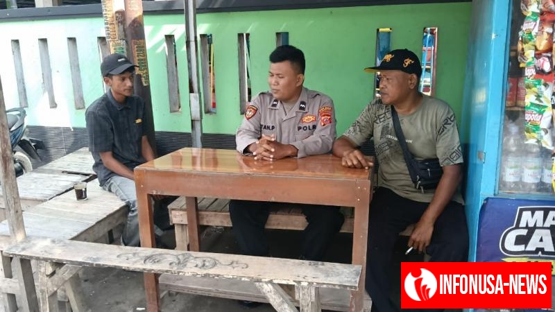 Bhabinkamtibmas Polsek Telagasari Sebar Pesan Kamtibmas Kepada Masyarakat, Antisipasi TPPO di Wilayah Hukum Bianaan