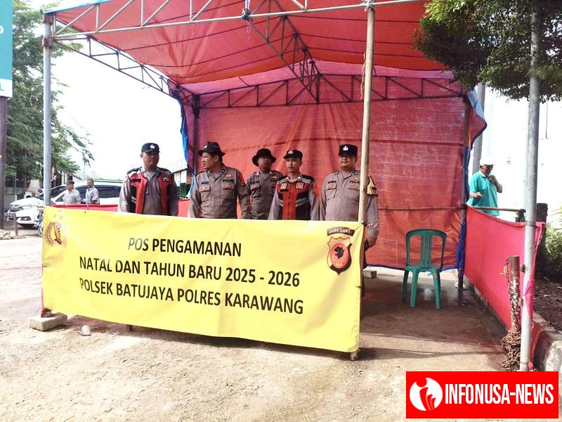 Giat PAM Operasi Lilin Lodaya 2025 di Pos PAM Batujaya