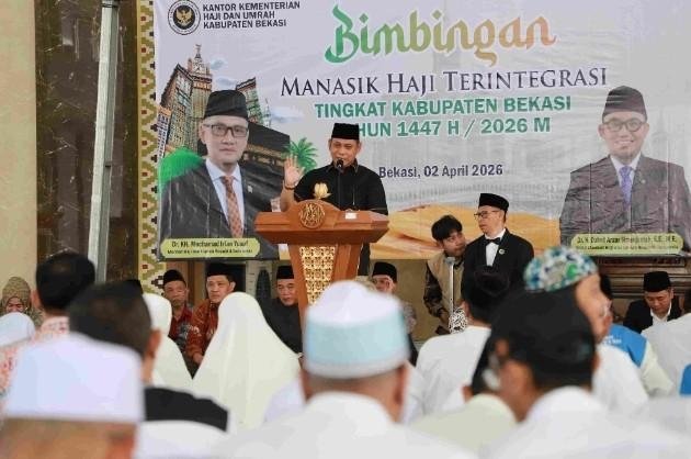 Bekal Menuju Tanah Suci: Ribuan Calon Jemaah Haji Bekasi Dikuatkan Lewat Manasik