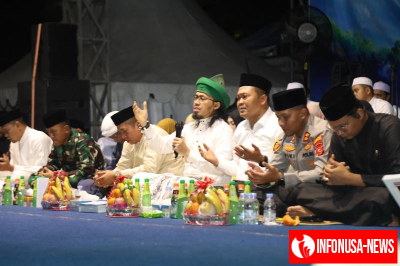 Polres Karawang Amankan Kegiatan “Karawang Mengaji” dalam Rangka Hari Jadi Karawang ke-392